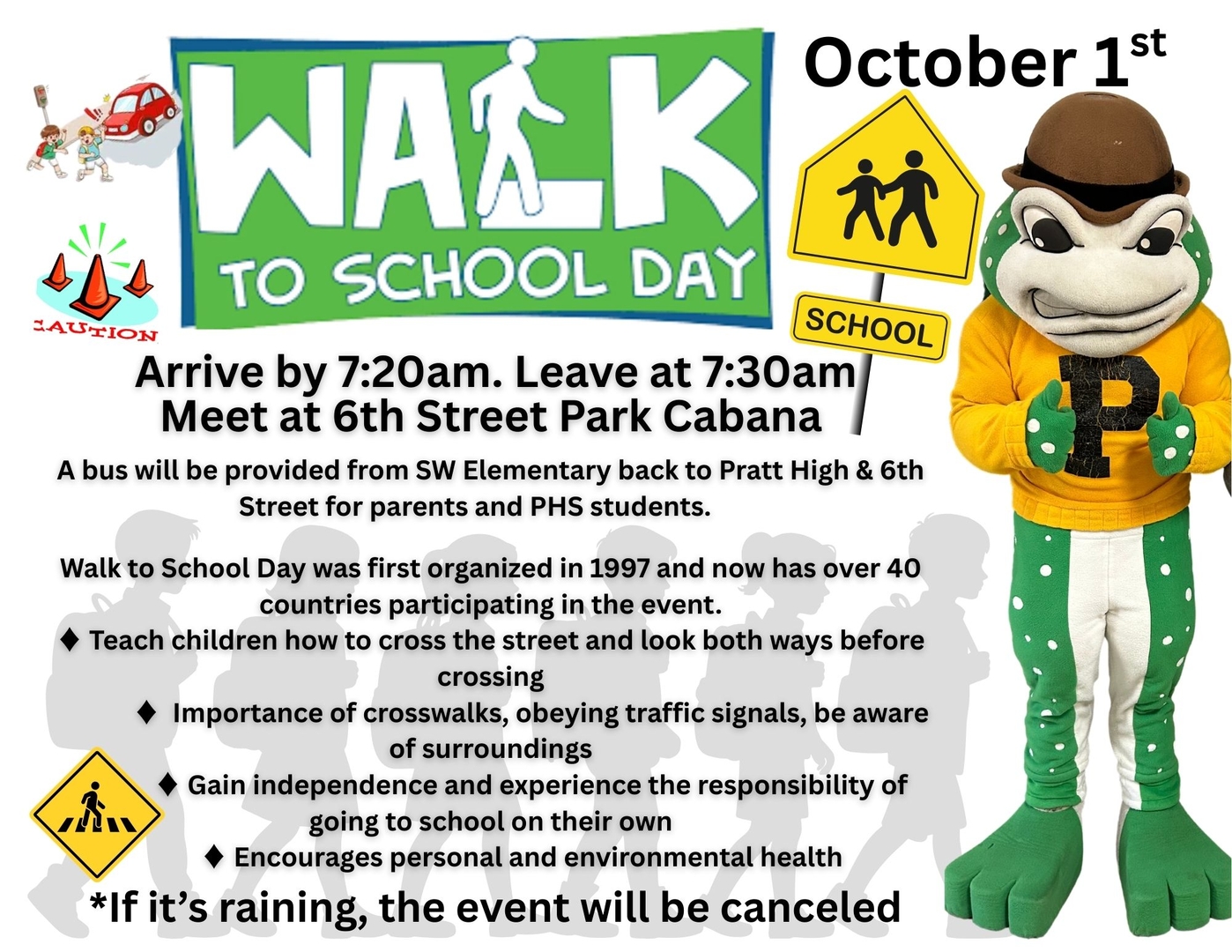 PRATT USD 382 - Walk to School Oct. 1
