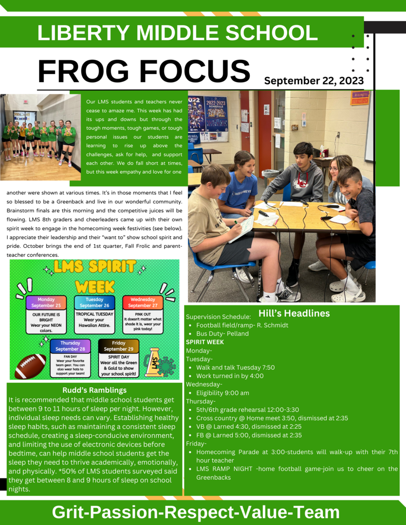 Friday Focus - September 22, 2023